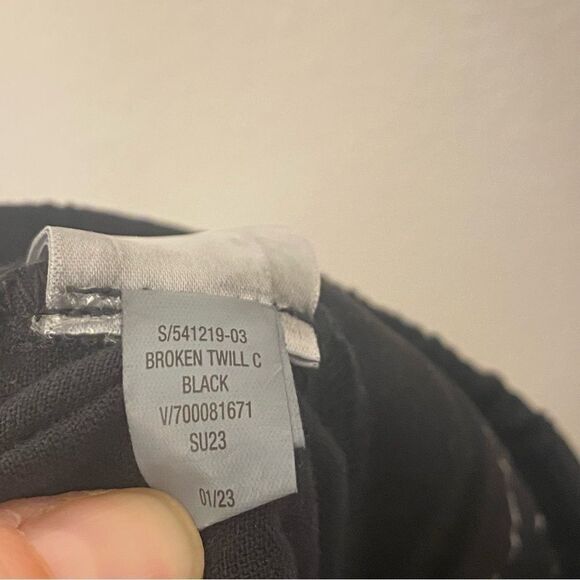 Gap black pull on Twill Cargo Pants mid rise cotton lyocell tincel trousers M - Picture 9 of 14